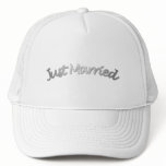 Just Married-Silver hats
