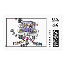 Just Married Stamp