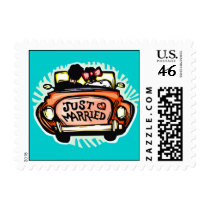 JUST MARRIED STAMP