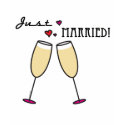 Just Married T-shirt shirt