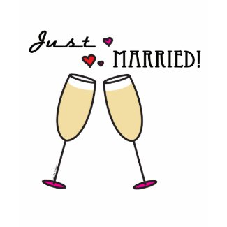 Just Married T-shirt shirt