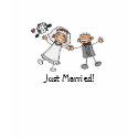 Just Married t-shirt by wedding_tshirts Just Married t-shirt