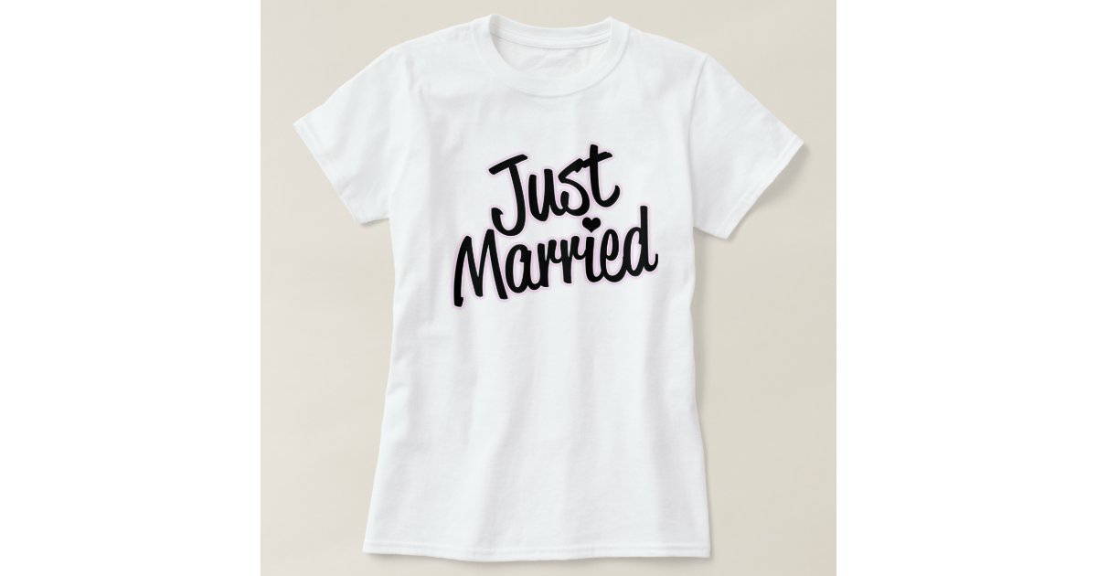 just married tee shirts