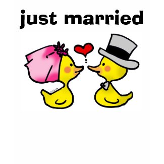 Just married T-shirts shirt