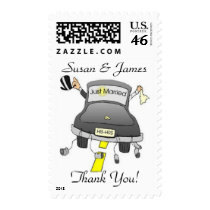 Just Married Thank You! postage