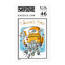 Just Married Thank You Stamp (2B)