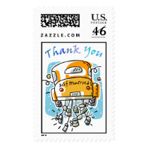 Just Married Thank You Stamp (2C)