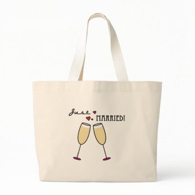 Just Married Tote bag
