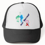 Just Married - Tropical Fish Mesh Hat