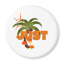 JUST married Tropical  magnets