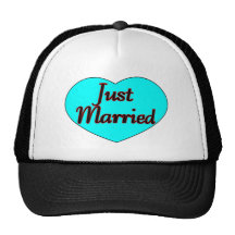 Just Married Trucker Hats