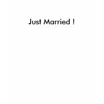 Just Married ! t-shirts