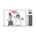Just Married! Wedding Couple Announcement Postage postage