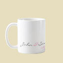 Just Married! Wedding Couple Gift / Announcement mugs by fat_fa_tin Just Married! Wedding Couple Gift / Announcement mugs
