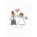 Just Married! Wedding Couple Mini Save-the-Date Just Married! Wedding Couple Mini Save-the-Date