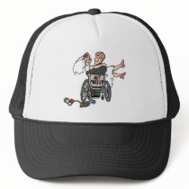 Just Married (Wheelchair) Trucker Hats
