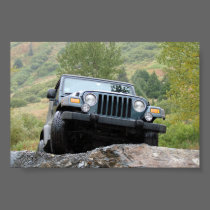 Just Me and My Jeep - By Logan Guinn posters