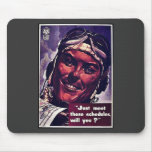 Just Meet Those Schedules Will You? Mousepad
