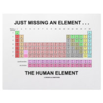 Just Missing An Element ... The Human Element letterhead