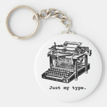 Just my type, Typewriter Keychain