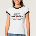 Just of Just Married Bride T-shirt shirt