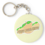 Just peachy key chain