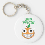 Just Peachy Keychain