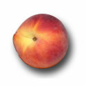 "Just Peachy" Magnet photo sculptures
