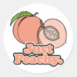 Just Peachy Peach stickers