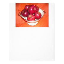 Just Picked Apples Personalized Letterhead