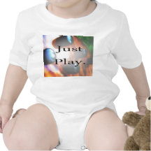 Just Play music design with tiger bass background Rompers
