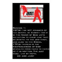 "JUST" Poster posters by JustYouthMinistries "JUST" Poster posters