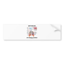 Just Relax Just Inhale and Exhale (Respiratory) Bumper Sticker