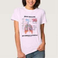 Just Relax Just Inhale and Exhale (Respiratory) Tee Shirt
