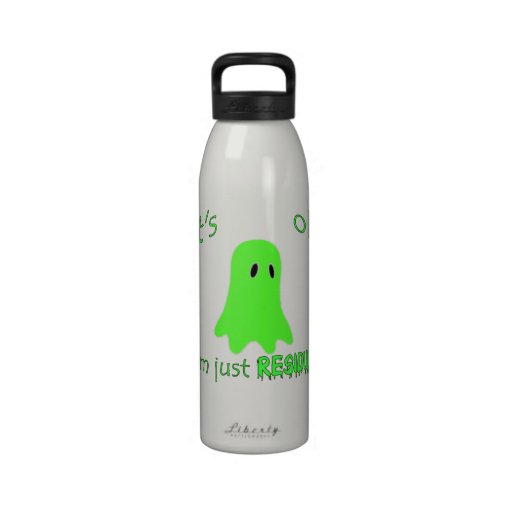 Just Residual Green Ghost Drinking Bottle