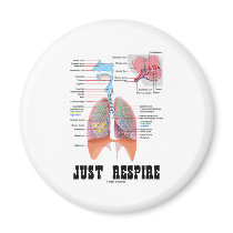 Just Respire Refrigerator Magnets
