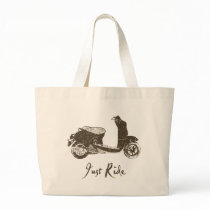 Just Ride Tote Bags
