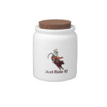 Just Ride It Cowboy and Bull Candy Dish