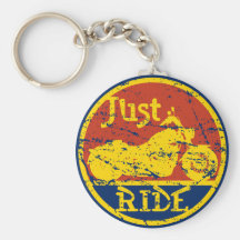 Just Ride Key Chain