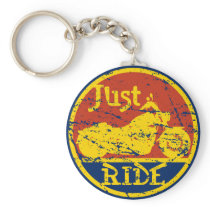Just Ride Key Chain