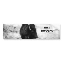 Just Roaming bumper stickers