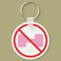 Just say NO keychain