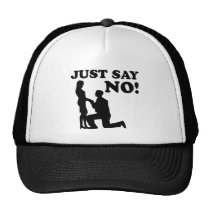 Just say no mesh hat