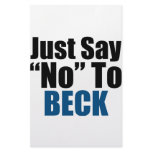 Just Say No to Beck Customized Stationery