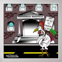 Just say No To Chicken Soup Poster