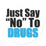 Just Say No To Drugs Stickers