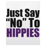 Just Say No To Hippies Letterhead Template