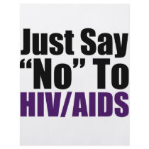 Just Say No To HIV-AIDS Flyer Design