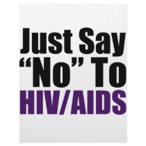 Just Say No To HIV-AIDS Custom Letterhead