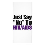 Just Say No To HIV-AIDS Rack Card Design